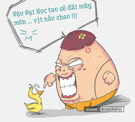 Bộ tranh vui về sĩ tử ngóng điểm thi đại học - 7 Tâm trạng của sĩ tử trước giờ lên thớt