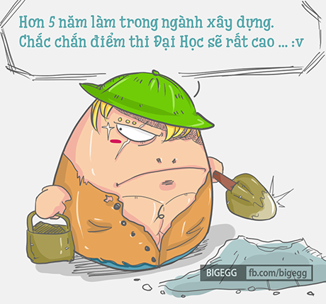 Bộ tranh vui về sĩ tử ngóng điểm thi đại học - 8 Ngóng điểm thi theo phong cách Cô dâu 8 tuổi
