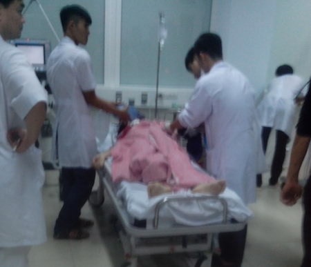 Súng nổ trong đêm trước cửa nhà, người phụ nữ tử vong - 4 Nạn nhân H. đã tử vong sau khi được cấp cứu tại BV.