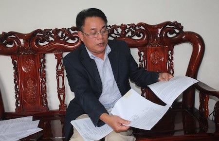 UBND phường Nghi Hải nơi mà “quy định kiểm tra sổ vàng” được thực hiện quán triệt bằng lời nói.