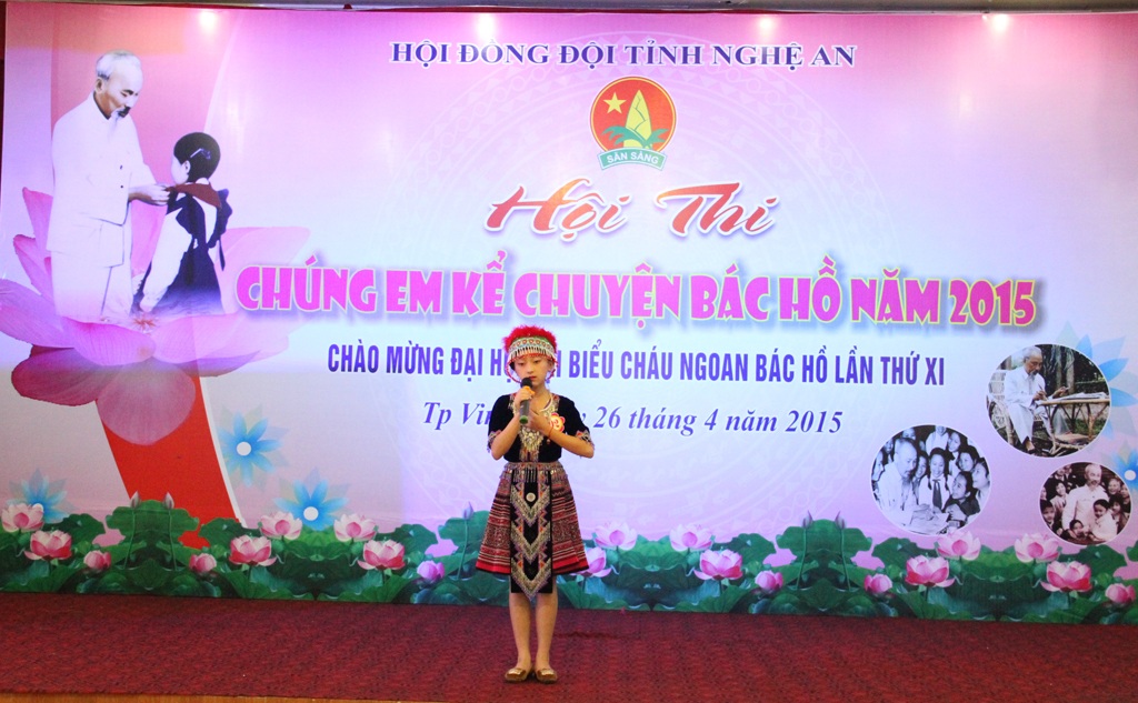 Thiếu nhi Nghệ An thi kể chuyện Bác Hồ - 4 Thiếu nhi Nghệ An thi kể chuyện Bác Hồ