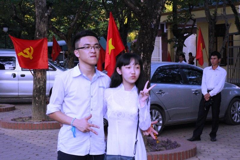 Ghi lại khoảnh khắc cuối cùng của tuổi học trò.