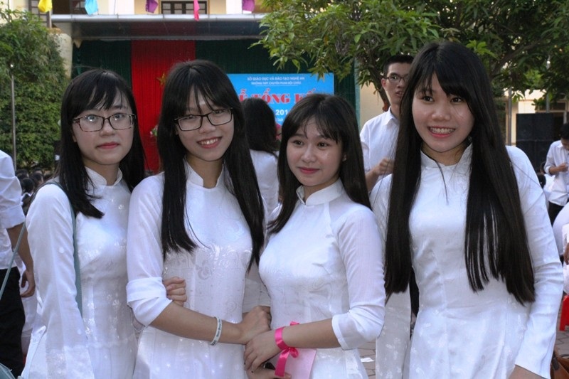 Ghi lại khoảnh khắc cuối cùng của tuổi học trò.