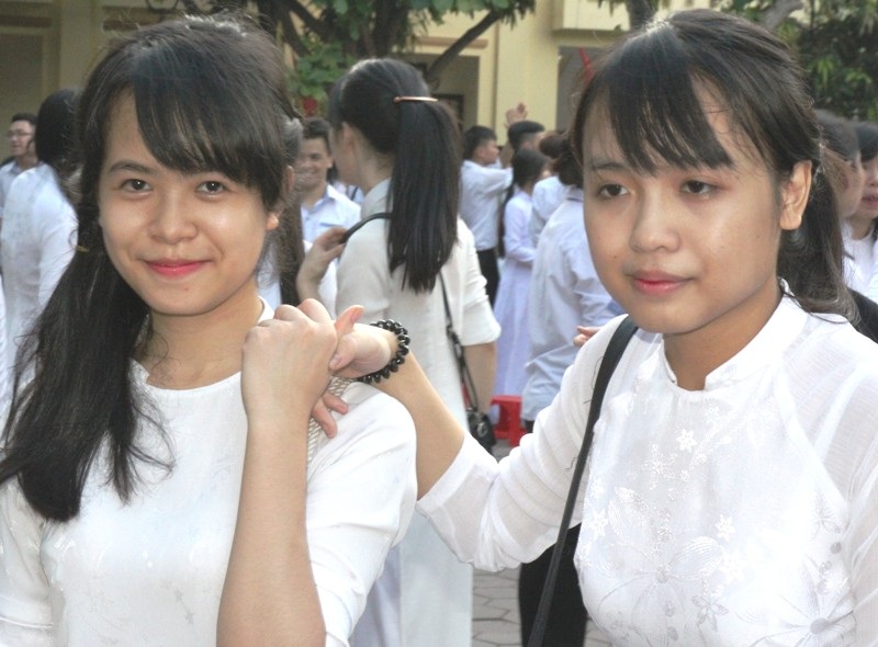 Ghi lại khoảnh khắc cuối cùng của tuổi học trò.