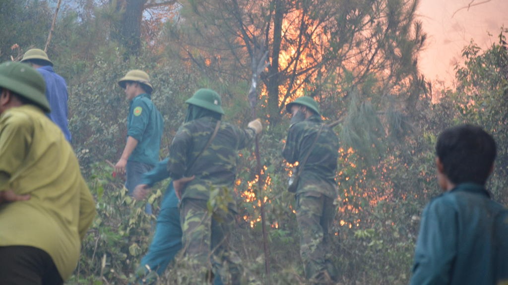 Được biết, đến tối ngày 25/5, đám cháy vẫn tiếp tục.