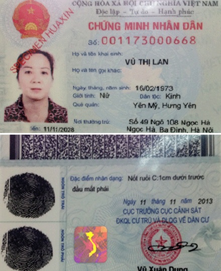 Chứng minh thư mới không thể bị làm giả - 1 Mẫu CMT mới.