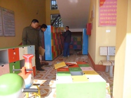 Hiện trường vụ việc.