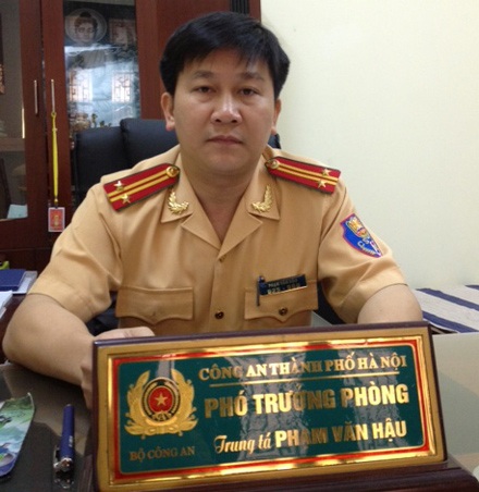 Lái xe không chấp hành nộp phạt "nguội" sẽ bị đình chỉ phương tiện - 1 Trung tá Phạm Văn Hậu: