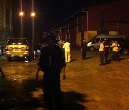 Tiếp tục khám xét nơi làm việc của ông trùm Minh sâm. (Ảnh, tư liệu)