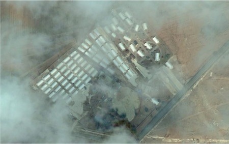 Giao tranh ác liệt tại điểm nóng Kobane nhìn từ vệ tinh - 4 Giao tranh ác liệt tại điểm nóng Kobane nhìn từ vệ tinh