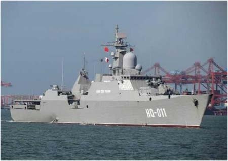 Việt Nam sẽ nhận 2 chiến hạm chống tàu ngầm siêu hiện đại từ Nga - 1 Tàu hộ vệ tên lửa Đinh Tiên Hoàng của Việt Nam