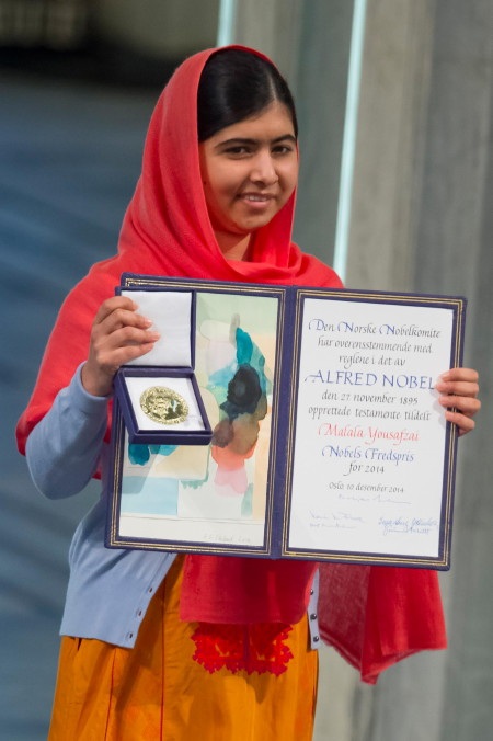 Malala Yousafzai nhận giải Nobel hòa bình 2014