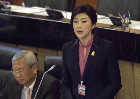 Thái Lan điều tra hình sự cựu thủ tướng Yingluck Shinawatra - 1 Bà Yingluck Shinawatra đã phải ra điều trần trước quốc hội Thái Lan hồi tháng Giêng (Ảnh: