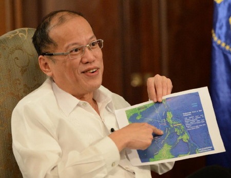 Philippines sẽ điều máy bay quân sự bay qua khu vực Trung Quốc cấm - 1 Tổng thống Philippines Benigno Aquino (Ảnh: AFP)