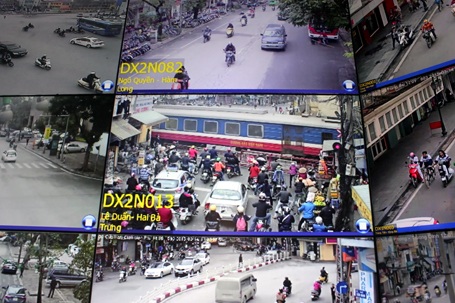 Camera giám sát ghi rõ hình ảnh từng tuyến đường