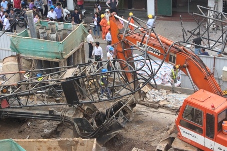 Liên tiếp xảy ra tai nạn trên công trường các tuyến đường sắt đô thị Hà Nội