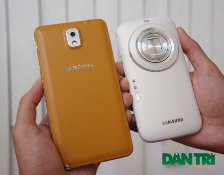 Cận cảnh Galaxy K Zoom đầu tiên tại Việt Nam - 8 So sánh bên cạnh Galaxy Note 3