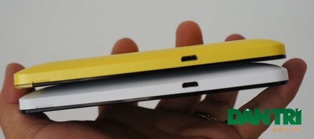 PadFone mini đọ dáng cùng Zenfone 4 tại Việt Nam - 9 Cạnh trái là ngõ sạc.