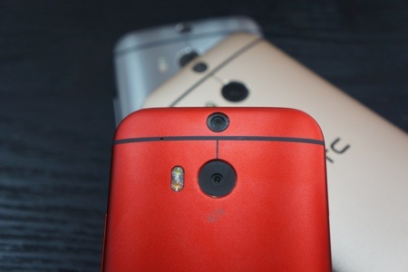 Cận cảnh HTC One M8 phiên bản màu đỏ đầu tiên tại Việt Nam - 8 Tất nhiên nổi bật nhất là camera kép theo công nghệ Ultrapixel