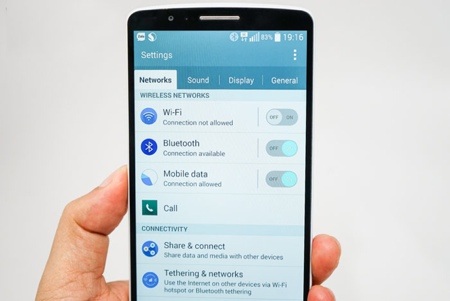 LG G3 màu vàng bất ngờ xuất hiện tại Việt Nam - 12 Phẳng và đơn giản hơn