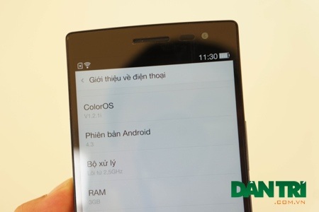 Oppo tung smartphone 2K đầu tiên tại thị trường Việt - 11 Máy khởi chạy trên nền tảng Android 4.3 với giao diện được tuỳ biến mang tên Color OS