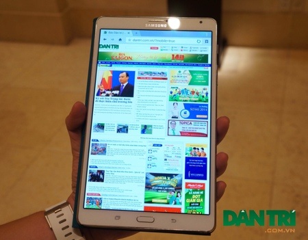 Samsung chính thức mang Galaxy Tab S về Việt Nam, giá từ 12 triệu đồng - 5 Trên tay Galaxy Tab S 8.4 inch