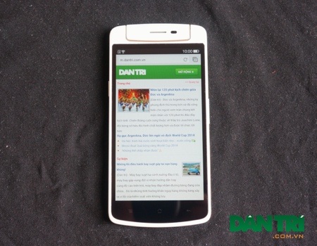 Màn hình 5 inch đạt độ phân giải HD