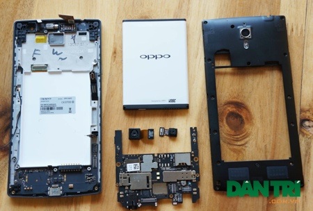 Toàn bộ các thành phần linh kiện để tạo ra chiếc Find 7