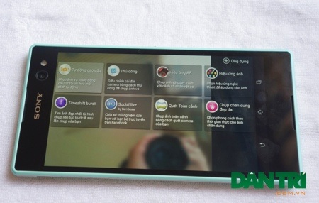 Đặc biệt là có thể chọn các chế độ chụp ảnh tương tự một chiếc máy ảnh chính