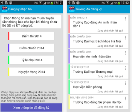 Những ứng dụng hữu ích cho “sĩ tử” mùa thi Đại học 2014 - 2 Những ứng dụng hữu ích cho “sĩ tử” mùa thi Đại học 2014