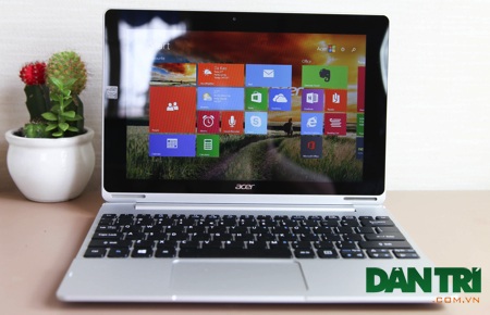 Đập hộp máy tính bảng lai Acer Switch 10 đầu tiên tại Việt Nam - 12 Người dùng có thể sử dụng ngay trên bàn phím này