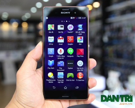 Đập hộp Xperia Z3 chính hãng tại Việt Nam - 12 Các icon hiển thị to, rõ ràng