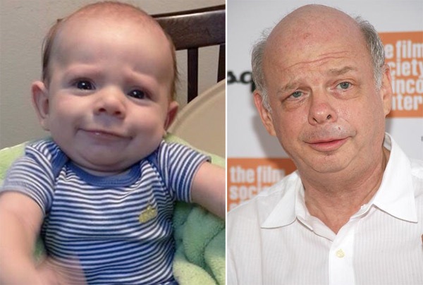 11 em bé sinh ra đã giống người nổi tiếng - 3 Wallace Shawn.