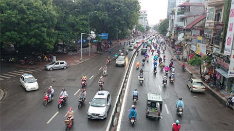 Phố Tây Sơn - khu vực thi trường ĐH Công Đoàn