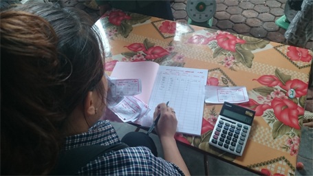 Lấy phiếu tính tiền theo từng mã cân