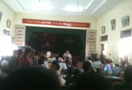 Công an xã Hồng Dương đã nhận khuyết điểm và xin lỗi nhân dân thôn Tảo Dương...