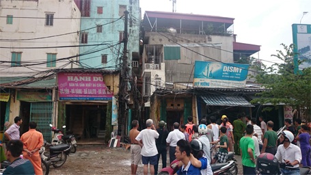 Người dân khu vực bị một phen hoảng loạn