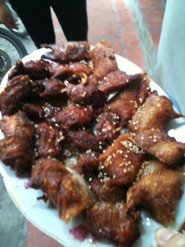 Món thịt chuột rán vàng ươm