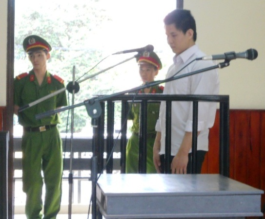 Bị cáo Nguyễn Quốc Nghĩa lĩnh án chung thân.