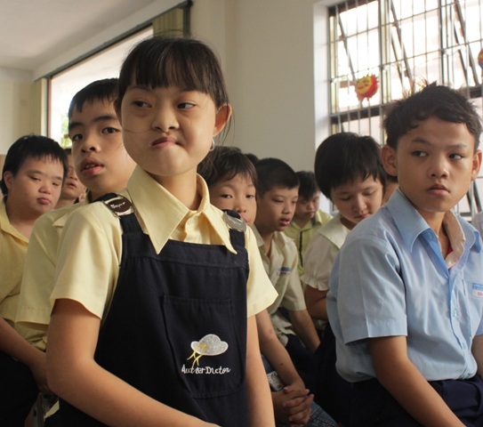 Học sinh Trường Hy Vọng Quy Nhơn.