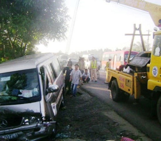 Hiện trường vụ tai nạn