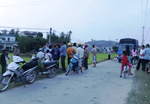 Đoạn đường xảy ra tai nạn khiến anh Nhung tử nạn