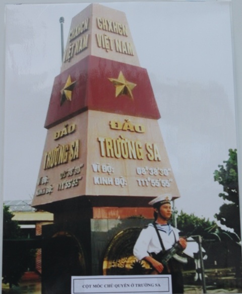 Cột mốc chủ quyền ở Trường Sa bây giờ.