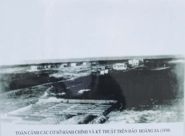 Toàn cảnh các cơ sở hành chính và kỹ thuật trên đảo Hoàng Sa năm 1938