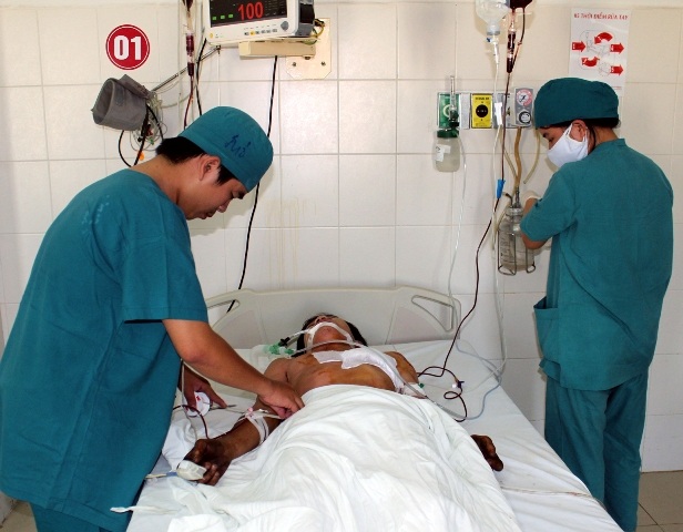 Bệnh nhân Huỳnh Thái Duy tạm thời qua cơn nguy kịch