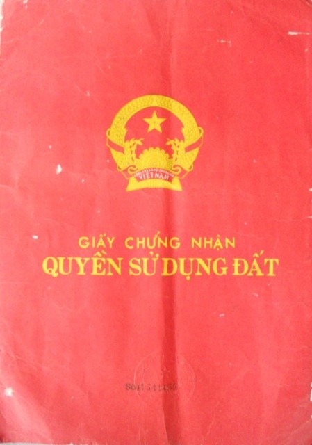 Sổ đỏ UBND huyện Hoài Nhơn cấp cho gia đình ông Minh