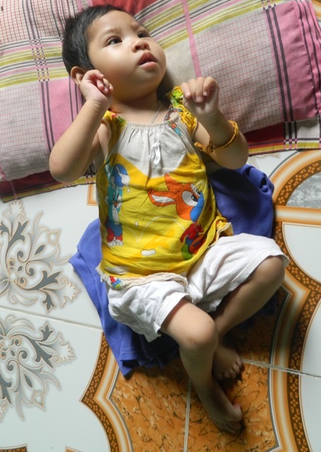 18 tháng qua cuộc sống của cháu Bảo Bảo chỉ là những cơn cơ giật do bị động kinh