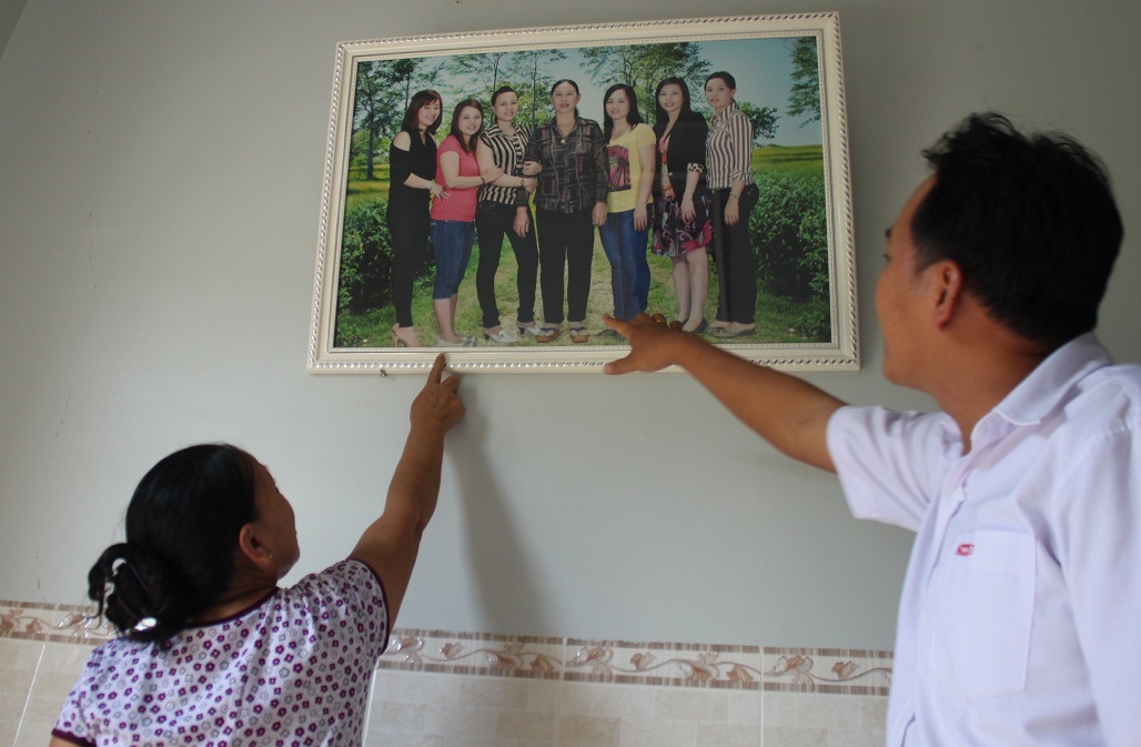 4 người con gái và 1 người con trai bà Luận đang lao động ở Phi 