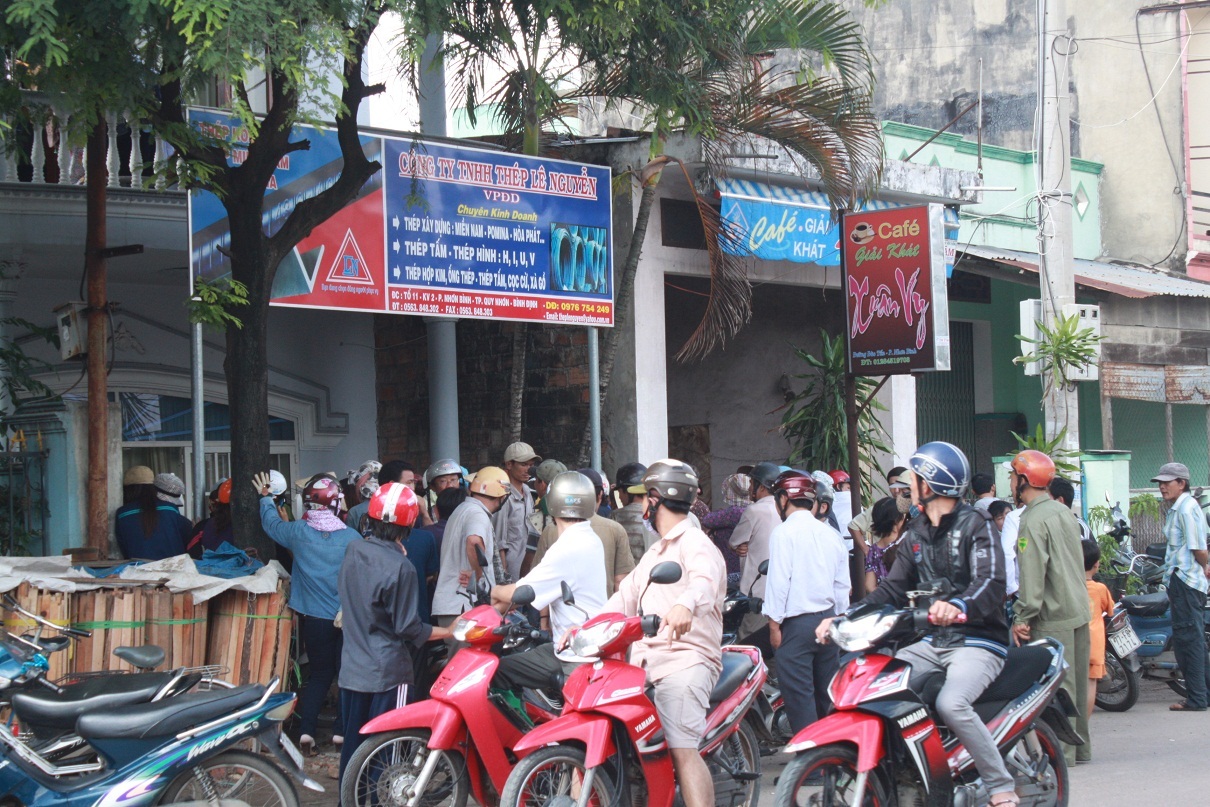 Ngôi nhà nạn nhân treo cổ tự vẫn