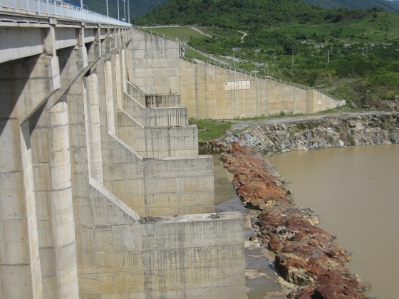 Đập chính Thủy điện sông Ba Hạ (Phú Yên)